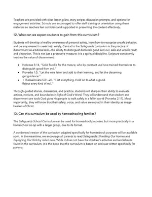 Safeguards Curriculum for Church and Homeschool: Equipping Kids with Safety Skills (USB Drive)