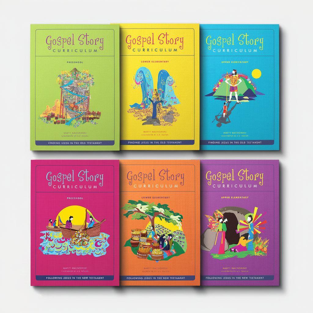 Old and New Testament Gospel Story Curriculum (All Grades) | USB Drive | By Marty Machowski