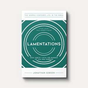 Lamentations: How Christ Lifts the Burden of Sin and Sorrow