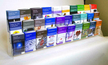 Display of 30-title minibook counseling resource package