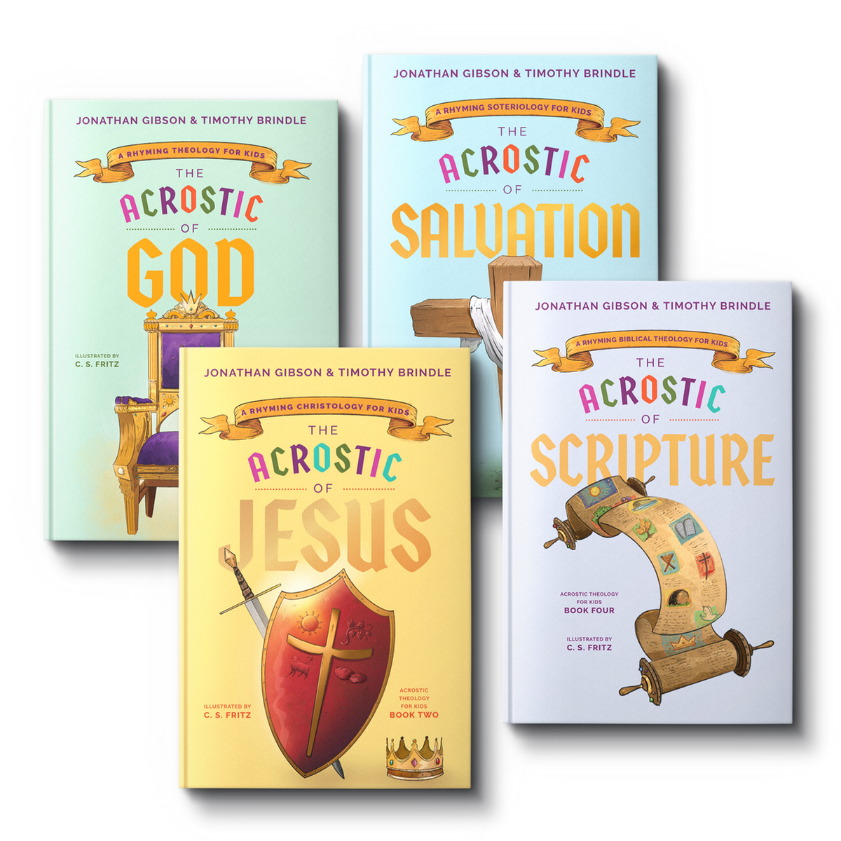 The Acrostic Theology for Kids Bundle | Hardback | By Jonathan Gibson and Timothy Brindle