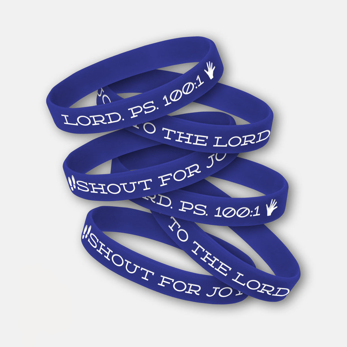 Clap Your Hands, Stomp Your Feet Wrist Bands (10-Pack) | Silicon Wristbands