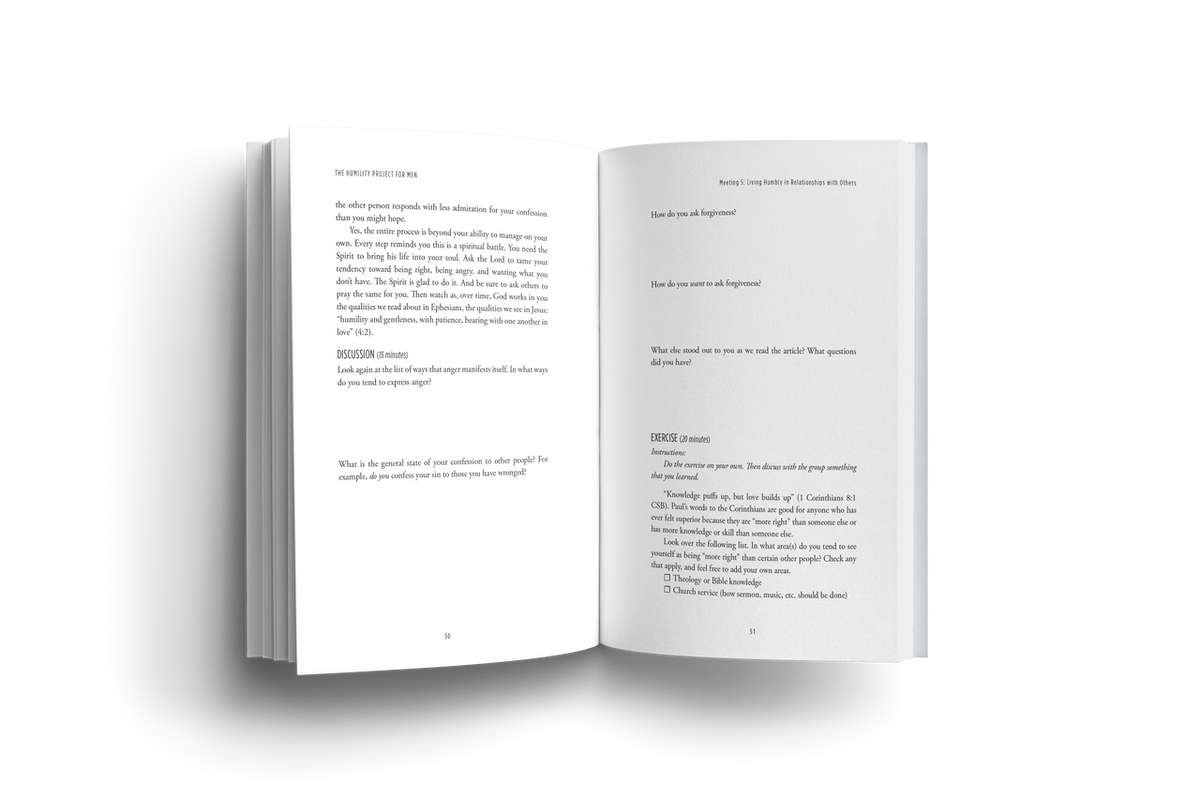 The Humility Project for Men Study Guide: The Way to Strength, Honor, and Contentment
