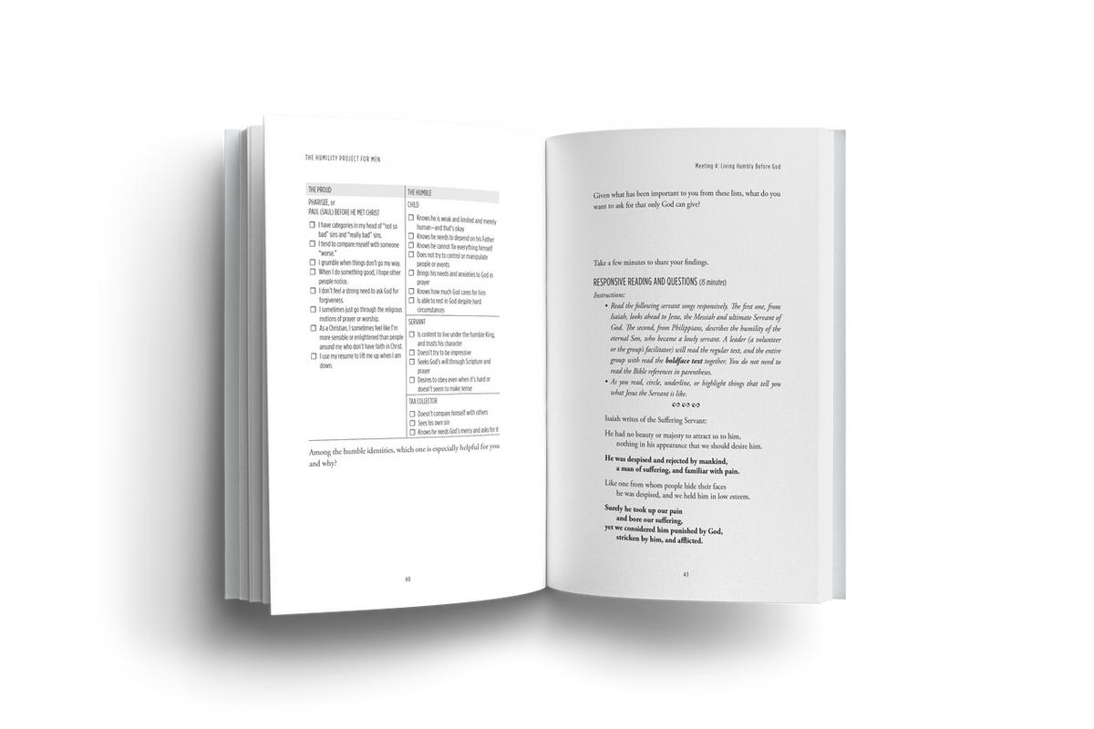 The Humility Project for Men Study Guide: The Way to Strength, Honor, and Contentment